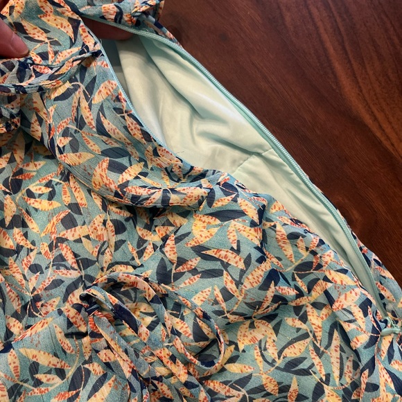 Sam Edelman Ruched Ruffle Mini Dress - Picture 5 of 8